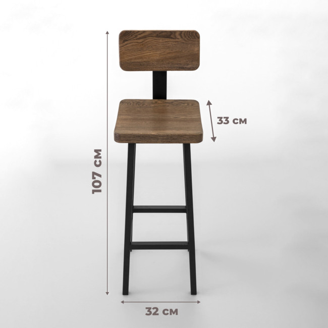 Стул барный HALLS фото-5