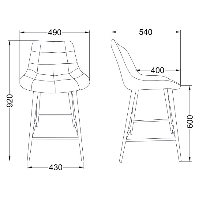 Стул LINX полубарный фото-10
