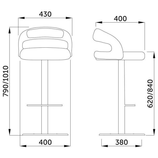 Стул барный BRUNO фото-10