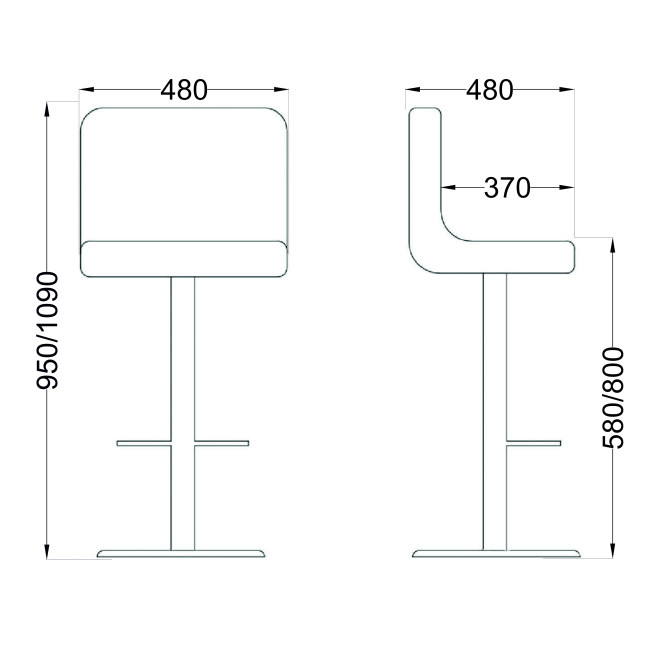 Стул барный LOGOS фото-9