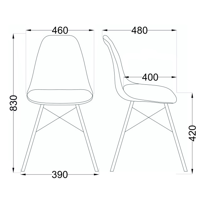 Стул KORD PP - фото2 Стул KORD PP - фото2