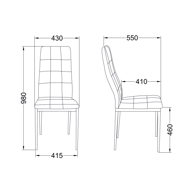 Стул SKY, бежевая ткань фото-3