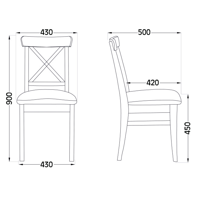 Стул Ингольф, тон 15, прозрачный лак фото-8