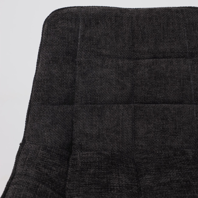 Стул BARON, барный, черный микровелюр фото-5 Стул BARON, барный, черный микровелюр фото-5