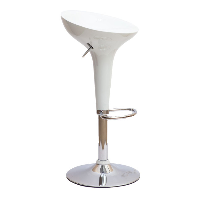 Стул барный BOMBA белый - фото1 Стул барный BOMBA белый - фото1