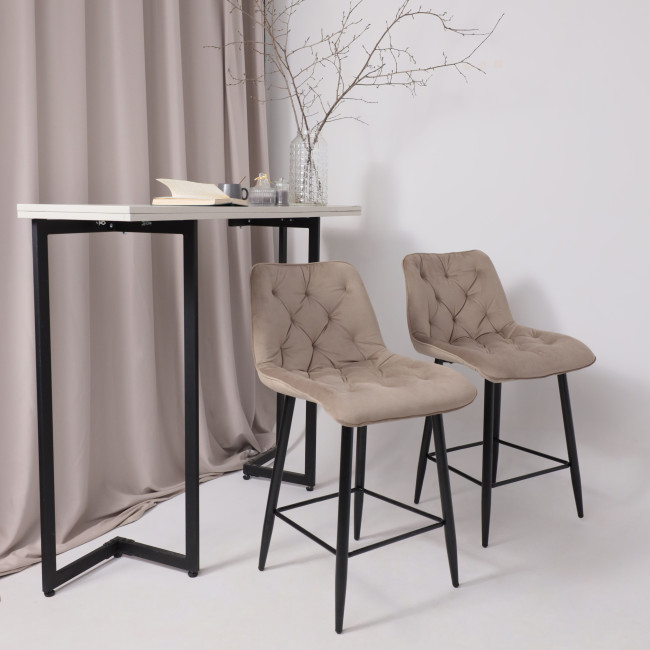 Стул барный VITO, бежевый  фото-9