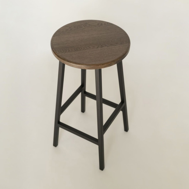 Стул полубарный SMH-63 DD, дуб мореный фото-4 Стул полубарный SMH-63 DD, дуб мореный фото-4