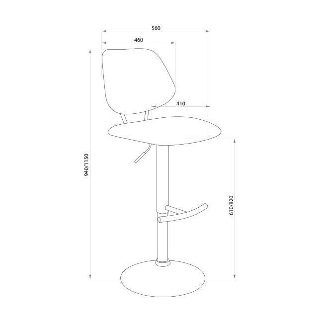 Стул барный JESSY фото-3