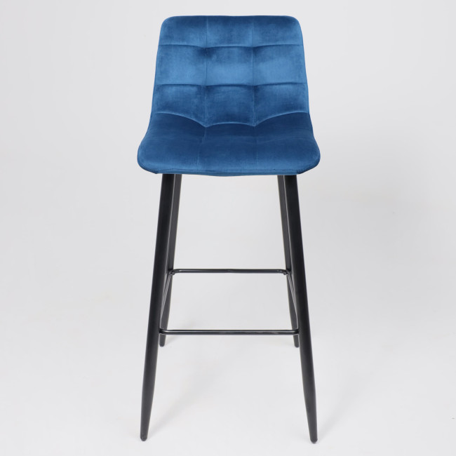 Стул STELLA, барный, синий фото-4