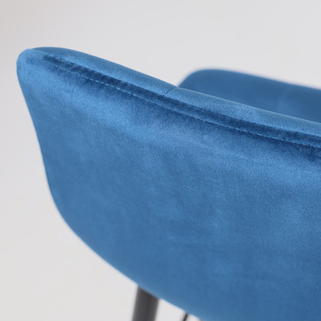 Стул STELLA, барный, синий фото-8