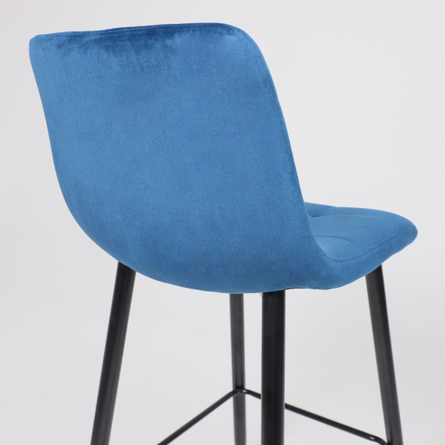 Стул STELLA, барный, синий фото-3