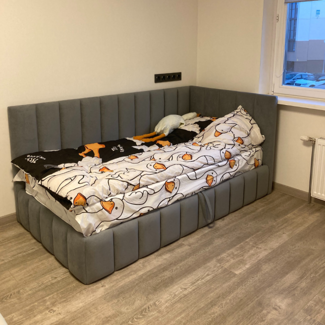 Кровать Майя с рельефными бочками - фото1